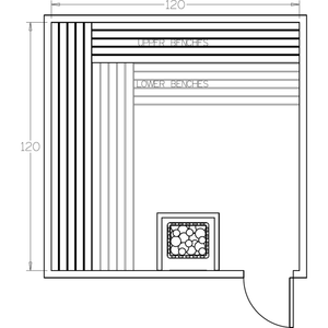 Finnish Sauna Builders 10' x 10' x 7' Pre-Cut Sauna Kit Option 1 / 7 Foot Tall / No Backrest,Option 1 / 7 Foot Tall / Backrest + $429.00,Option 1 / 8 Foot Tall + $567.60 / No Backrest,Option 1 / 8 Foot Tall + $567.60 / Backrest + $429.00 Finnish Sauna Builders Screenshot2022-09-28at3.33.09PM.png