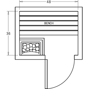 Finnish Sauna Builders 3' x 4' x 7' Pre-Cut Sauna Kit Option 2 / 7 Foot Tall / No Backrest,Option 2 / 7 Foot Tall / Backrest + $171.60,Option 2 / 8 Foot Tall + $198.66 / No Backrest,Option 2 / 8 Foot Tall + $198.66 / Backrest + $171.60 Finnish Sauna Builders Screenshot2022-09-28at9.59.24AM.png