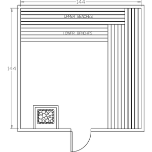 Finnish Sauna Builders 12' x 12' x 7' Pre-Cut Sauna Kit Option 4 / 7 Foot Tall / No Backrest,Option 4 / 7 Foot Tall / Backrest + $514.80,Option 4 / 8 Foot Tall + $681.12 / No Backrest,Option 4 / 8 Foot Tall + $681.12 / Backrest + $514.80 Finnish Sauna Builders Screenshot2022-09-29at4.43.01PM.png