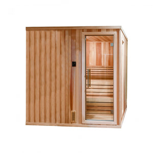 Finnish Sauna Builders 7' x 7' x 7' Pre-Built Indoor Sauna Kit Clear Cedar / Option 1,Clear Cedar / Option 2,Clear Cedar / Option 3,Clear Cedar / Option 4,Clear Cedar / Option 5,Clear Cedar / Option 6,Clear Cedar / Custom Option + $500.00 Finnish Sauna Builders Showroom-Platinum-large-exterior-BEST-copy-scaled-2_c0a7fcc8-522b-4e0e-8078-bed67be94eec.jpg
