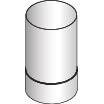 Harvia Reducing Pipe WZ115120 Stainless Steel - Finnish Sauna Builders Harvia WZ115120-2.jpg