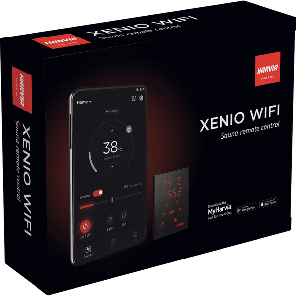 Harvia Xenio WiFi Control Accessory Package Harvia XenioWifi_Box_Mockup_2.png