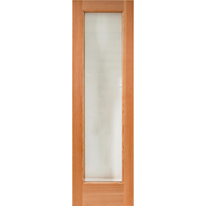 Finnish Sauna Builders Fir Sauna Door 2' x 6' with 15"x59" Clear Tempered Thermo Glass Finnish Sauna Builders fir-24x72-3-2.png
