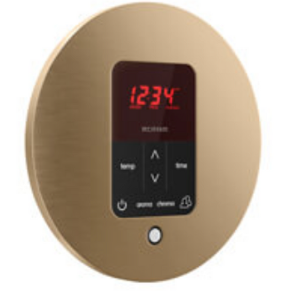 iTempoPlus Control Round / BB - Brushed Bronze Mr Steam iTempoPlusRound-BrushedBronze.png