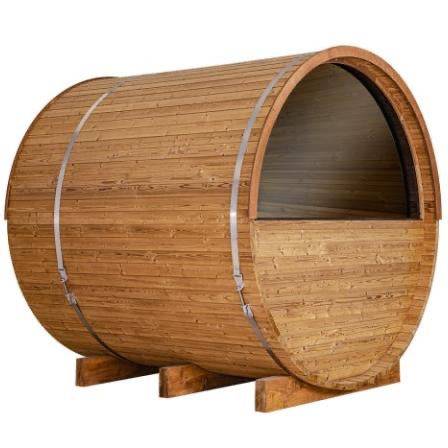 Thermory 2 Person Barrel Sauna No 54 DIY Kit with Window Thermally Modified Aspen Thermory no50-back-corner_600X_6dac0111-e9e0-4b06-8bf2-97f002e889a9.jpg